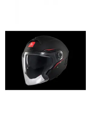 KASK MT COSMO SV ÇENESİZ GÖZLÜKLÜ MAT SİYAH