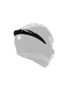 Agv K1 S Painted Black Spoiler ( Parlak siyah )