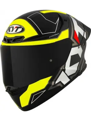 KYT TT-REVO KASK ELECTRON MATT SİYAH SARI