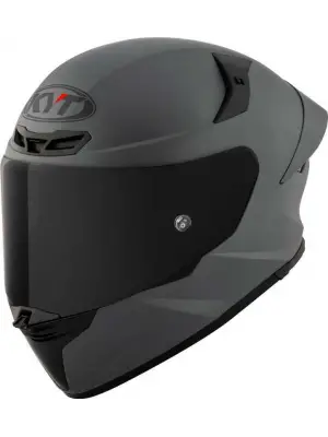 KYT TT-REVO KASK PLAIN MATT GRL GREY