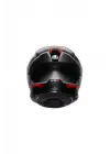 K6 S Karve Matt Black White Red Configuration Kapalı Kask