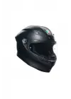 K6 S Mono Matt Black Kapalı Kask