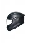 K6 S Mono Matt Black Kapalı Kask