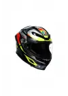 K6 S Erazer Black Red Yellow Fluo Kapalı Kask