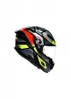 K6 S Erazer Black Red Yellow Fluo Kapalı Kask