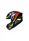 K6 S Erazer Black Red Yellow Fluo Kapalı Kask