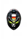 K6 S Erazer Black Red Yellow Fluo Kapalı Kask