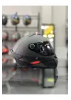 Helmets Thunder 4 Matt Black Kask Şeffaf Vizörlü