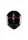 K1 S Lap Matt Black Grey Red Kapalı Kask