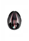 K1 S Lap Matt Black Grey Red Kapalı Kask