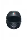 K3 Mono Matt Black Kapalı Kask