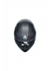 K3 Mono Matt Black Kapalı Kask
