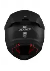 AXXIS FENIX SOLID A1 MAT SIYAH ( ŞEFFAF VİZÖRLÜ )