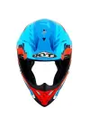 KYT SKYHAWK KASK GLOWING MAVİ TURUNCU FLUO