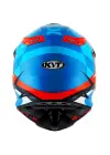 KYT SKYHAWK KASK GLOWING MAVİ TURUNCU FLUO