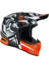 KYT SKYHAWK KASK HYPERFLOW MATT GREY / ORANGE