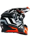 KYT SKYHAWK KASK HYPERFLOW MATT GREY / ORANGE