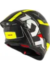 KYT TT-REVO KASK ELECTRON MATT SİYAH SARI
