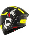 KYT TT-REVO KASK ELECTRON MATT SİYAH SARI