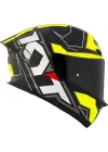 KYT TT-REVO KASK ELECTRON MATT SİYAH SARI