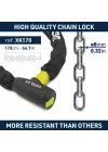 URBAN SECURITY XK170 170CM DÖVME ÇELİK ZİNCİR KİLİT
