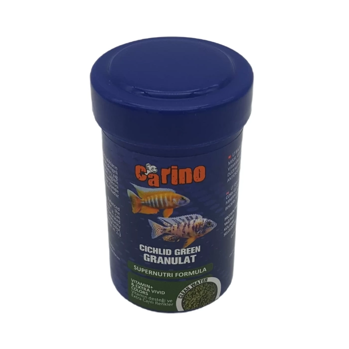 Carino Cichlid Green Granulat Ciklet Balık Yemi 100 ml