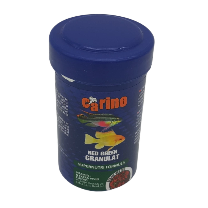 Carino Red Green Granulat Karma Balık Yemi 250 ml