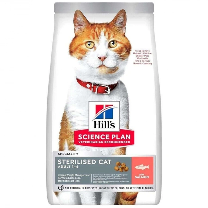 Hills Young Adult Kısırlaştırılmış Somonlu Yetişkin Kedi Maması 3 Kg