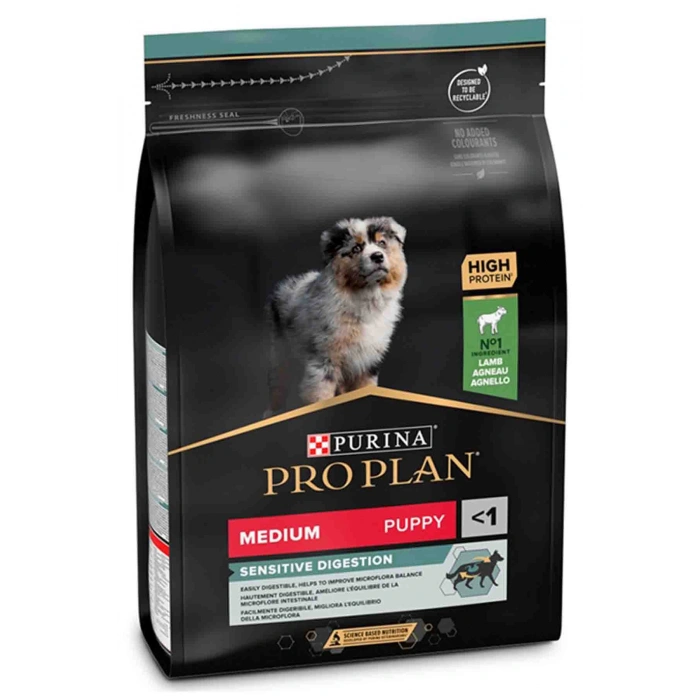 ProPlan Puppy Medium Sensitive Kuzu Etli Yavru Köpek Maması 3 Kg