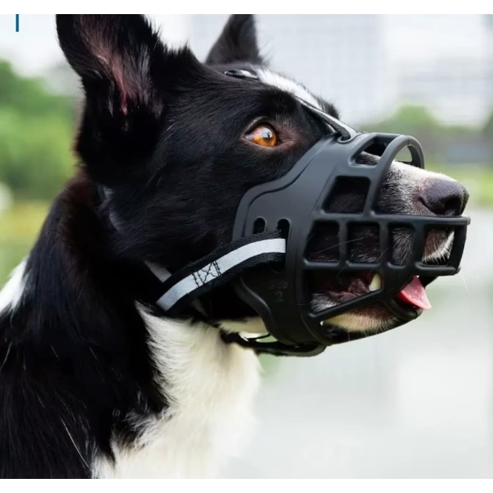 Ayarlanabilir Esnek Nefes Alınabilen Köpek Ağızlık
