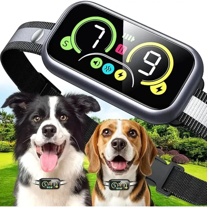 Ayarlanabilir Su Geçirmez Havlama Önleyici Köpek Eğitim Tasması Usb Şarjlı 0-68 Cm
