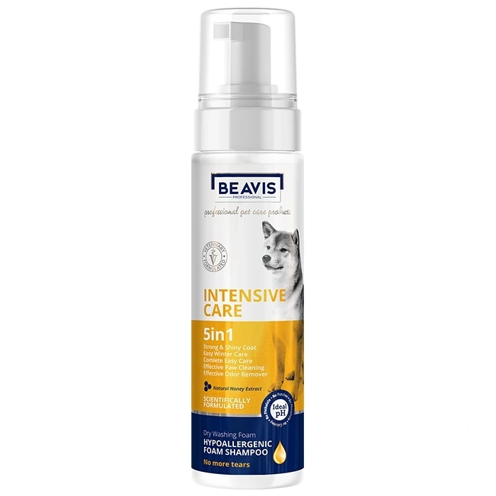 Beavis 5 in 1 Naturel Bal Özlü Köpek Kuru Yıkama Köpük Şampuanı 200 ML