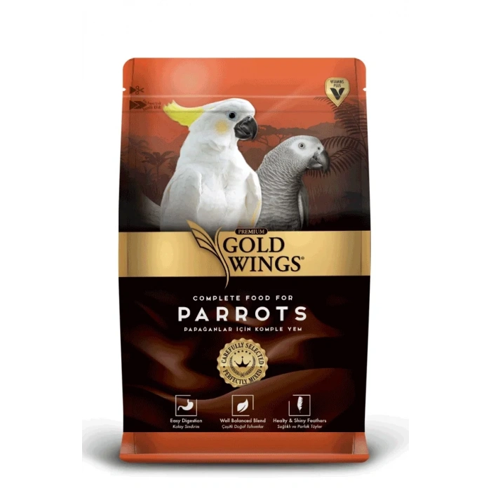 Gold Wings Premium Papağan Yemi 1 Kg