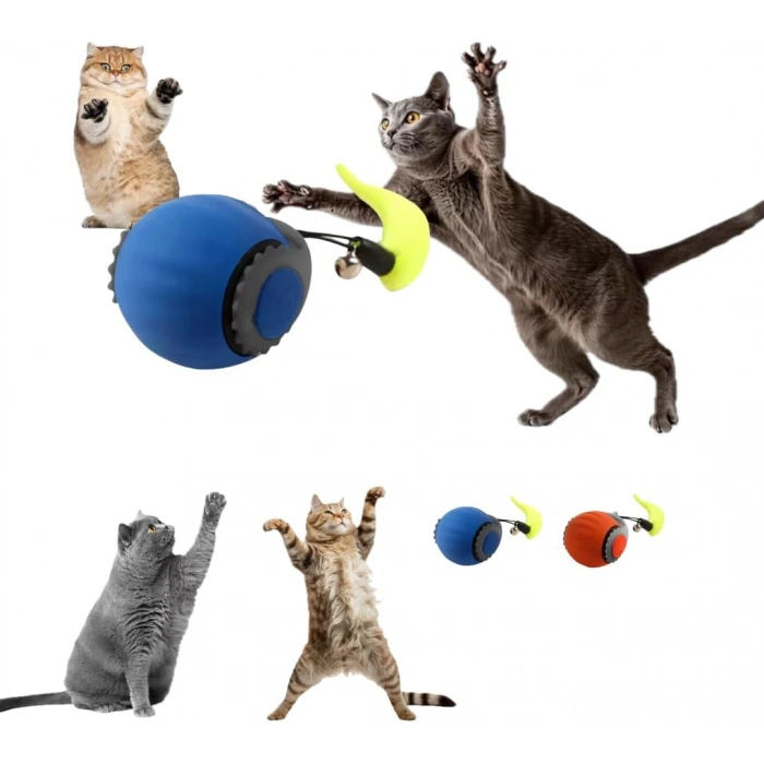 İnteraktif Akıllı Kedi Oyuncağı Usb Şarjlı 7 cm