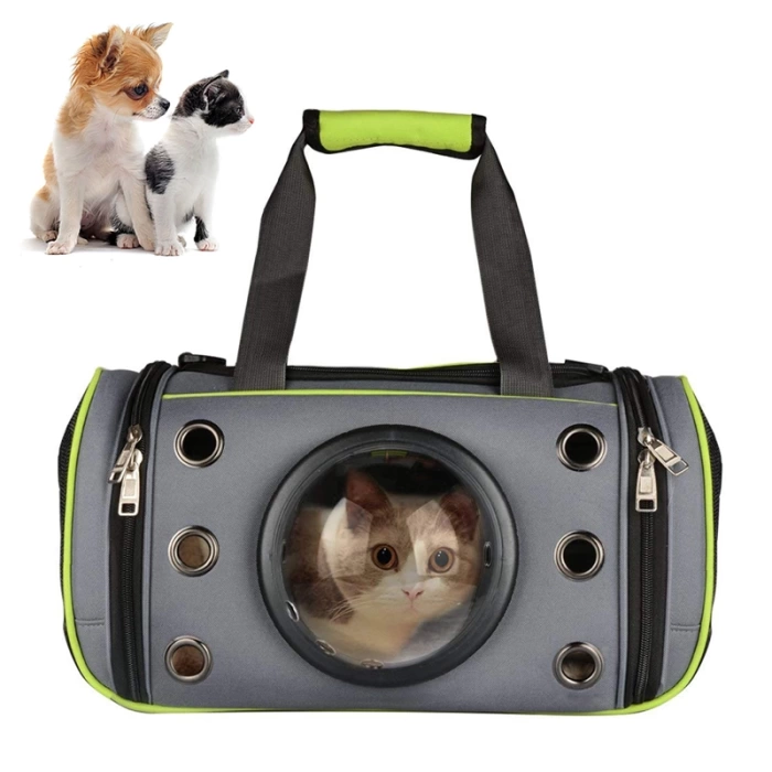 Uzay Kapsüllü Hafif Askılı Kedi Köpek Taşıma Çantası
