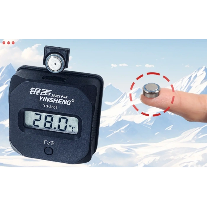 Yınsheng Digital Termometre Özellikli Manyetik Cam Temizleyici