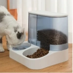 2 si 1 Arada Otomatik Kedi Köpek Mama ve Su Kabı