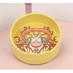 Bambu Retro Hayvan Figürlü Kedi Köpek Mama Kabı
