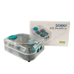 Sobo Akvaryum Çift Çıkışlı Şeffaf Hava Motoru AQ-013