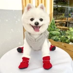 Su Geçirmez Polarlı Kışlık Köpek Ayakkabısı