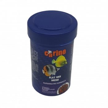 Carino Flat Mix Menu Granulat Renklendirici Balık Yemi 250 ml
