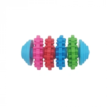 Köpek Diş Temizleme-Kaşıyıcı Dikenli 4 Renk Oyuncağı