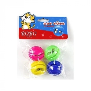 Bobo Kedi Oyun Topu Sesli 4lü