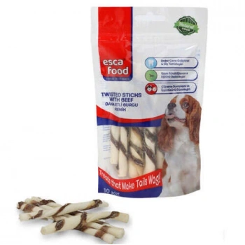Esca Dana Etli Burgu Kemik Köpek Ödülü 12 cm 10 Adet