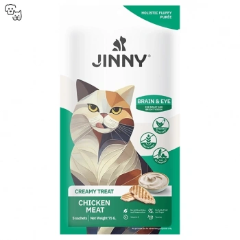 Jınny Creamy Tavuklu Kedi Sıvı Ödül Maması 5x15 Gr