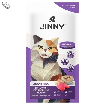 Jınny Creamy Ton Balıklı Orkinoslu Kedi Sıvı Ödül Maması 5x15 Gr