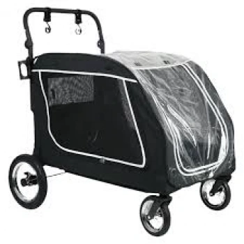 Orta ve Büyük Irk Köpekler İçin Uygun 55 Kg Kapasiteli Evcil Hayvan Arabası