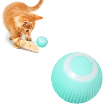 Pet Gravity USB Şarjlı Hareket Edebilen Top Kedi Oyuncağı 4 cm