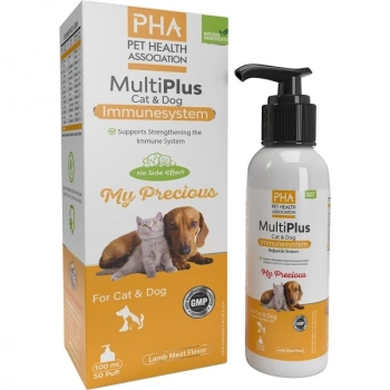 PHA-Pet Health Association Multiplus Kedi ve Köpekler İçin Bağışıklık Güçlendirici Besin Takviyesi 100 ML