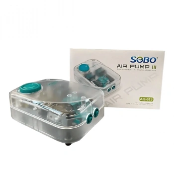 Sobo Akvaryum Çift Çıkışlı Şeffaf Hava Motoru AQ-013
